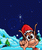 Hugo in the Xmas Snow(S60 1.0,S60 2.0.gif